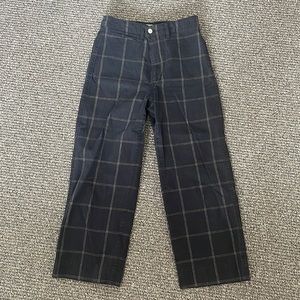 Black Madewell Wide Leg Pants